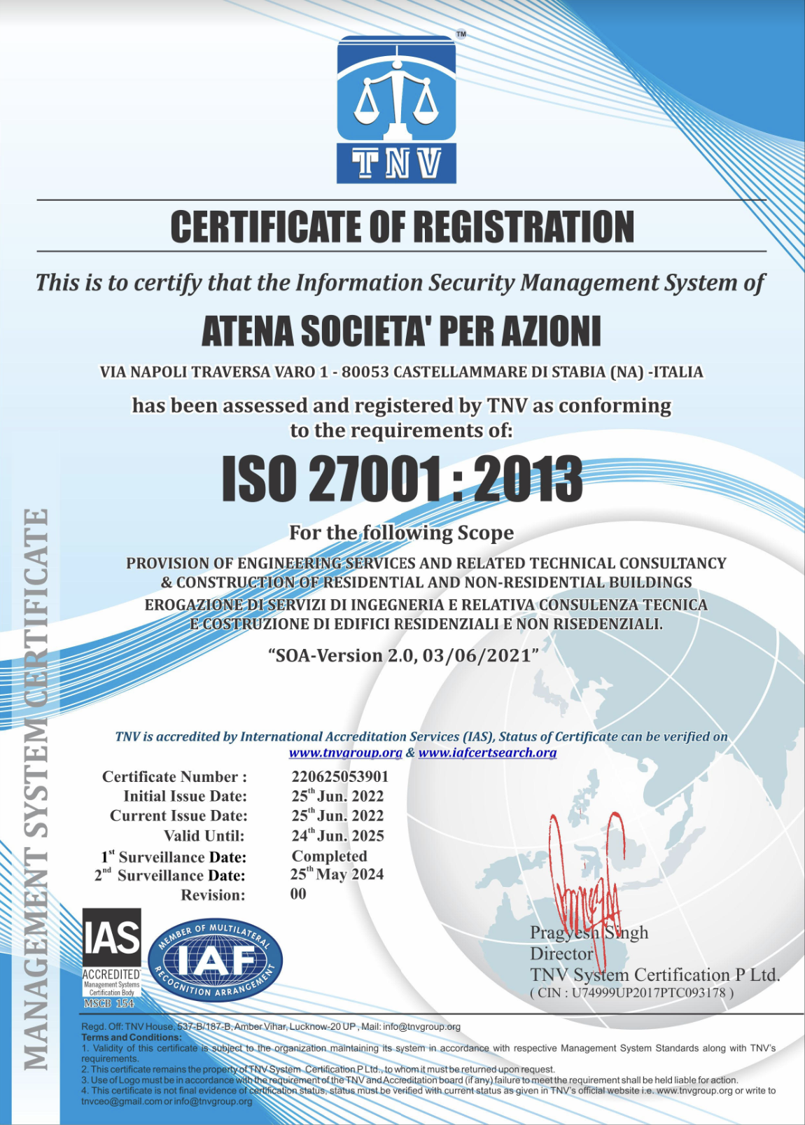 ISO 27001:2013 | INFORMATION SECURITY MANAGEMENT SYSTEM