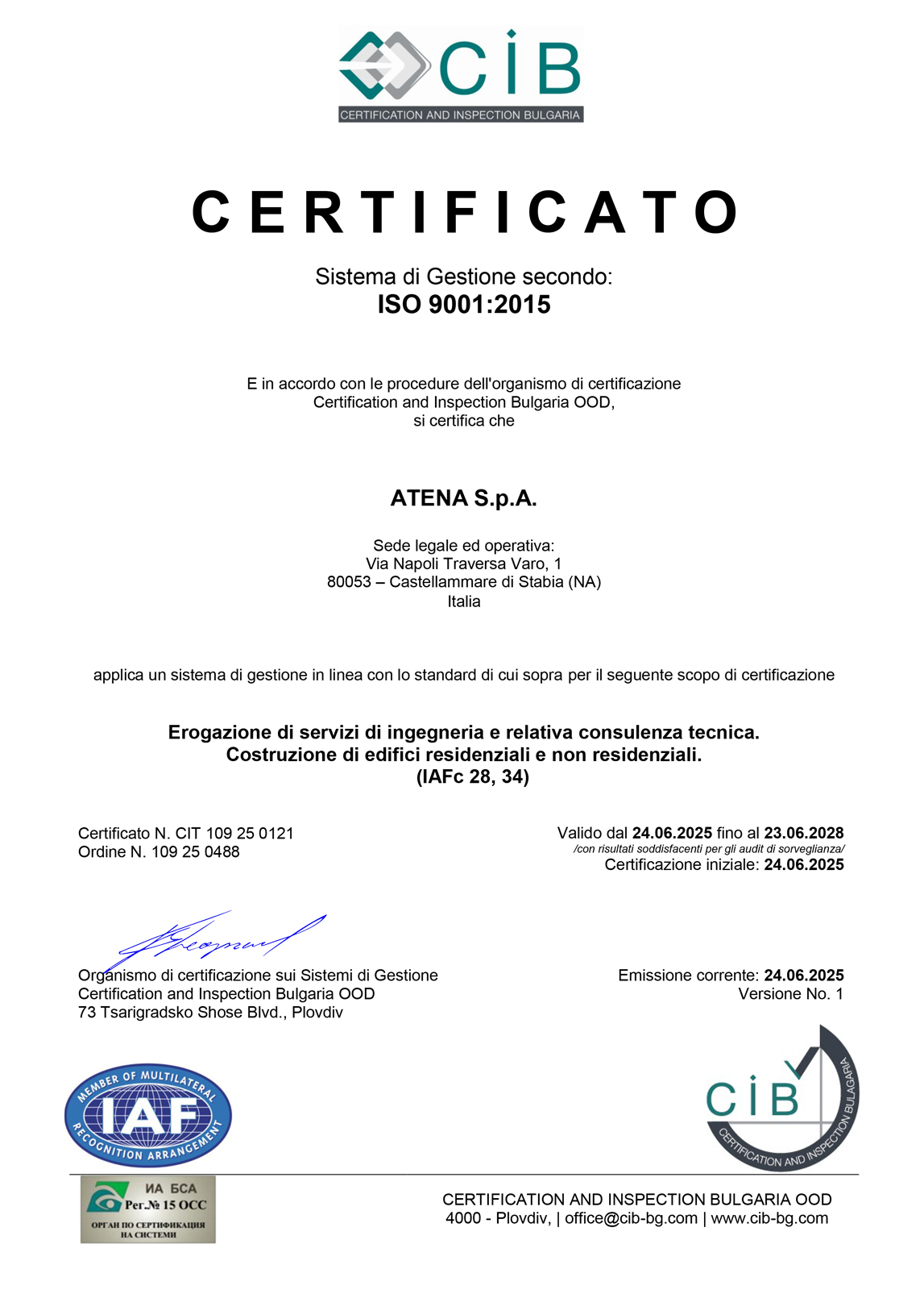 ISO 9001:2015 | QUALITY MANAGEMENT SYSTEM